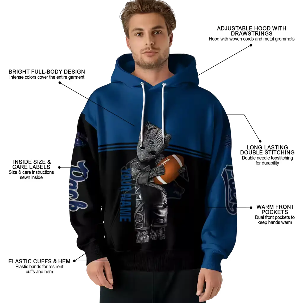 customized nevada wolf pack baby groot blue black hoodie latest model customized nevada wolf pack baby groot blue black hoodie latest model