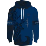 customized nevada wolf pack deer silhouette blue hoodie best selling