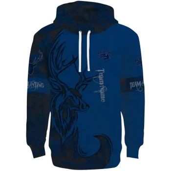 customized nevada wolf pack deer silhouette blue hoodie best selling