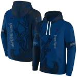 customized nevada wolf pack deer silhouette blue hoodie best selling