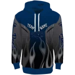 customized nevada wolf pack flame design blue hoodie best selling