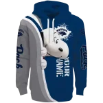 customized nevada wolf pack peeking snoopy blue hoodie best selling