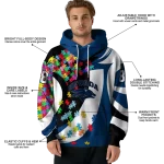 customized nevada wolf pack puzzle pieces blue hoodie best selling