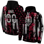 customized new mexico lobos distressed flag red black hoodie best selling