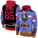 customized new mexico lobos mario blue black hoodie best selling