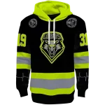 customized new mexico lobos safety motif black neon green hoodie best selling
