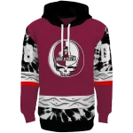 customized new mexico state aggies grateful vibes crimson hoodie best selling