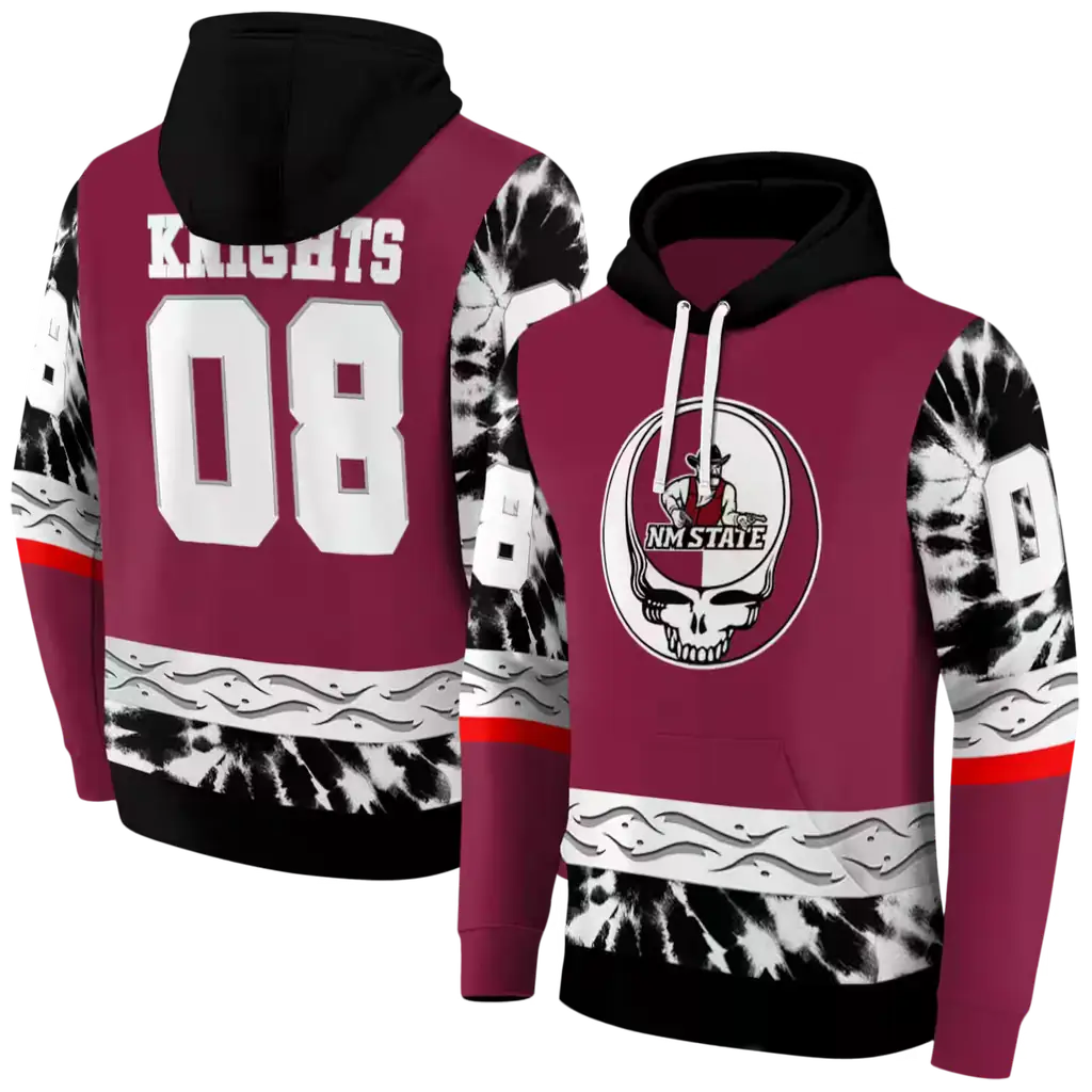 customized new mexico state aggies grateful vibes crimson hoodie fashion forward customized new mexico state aggies grateful vibes crimson hoodie fashion forward