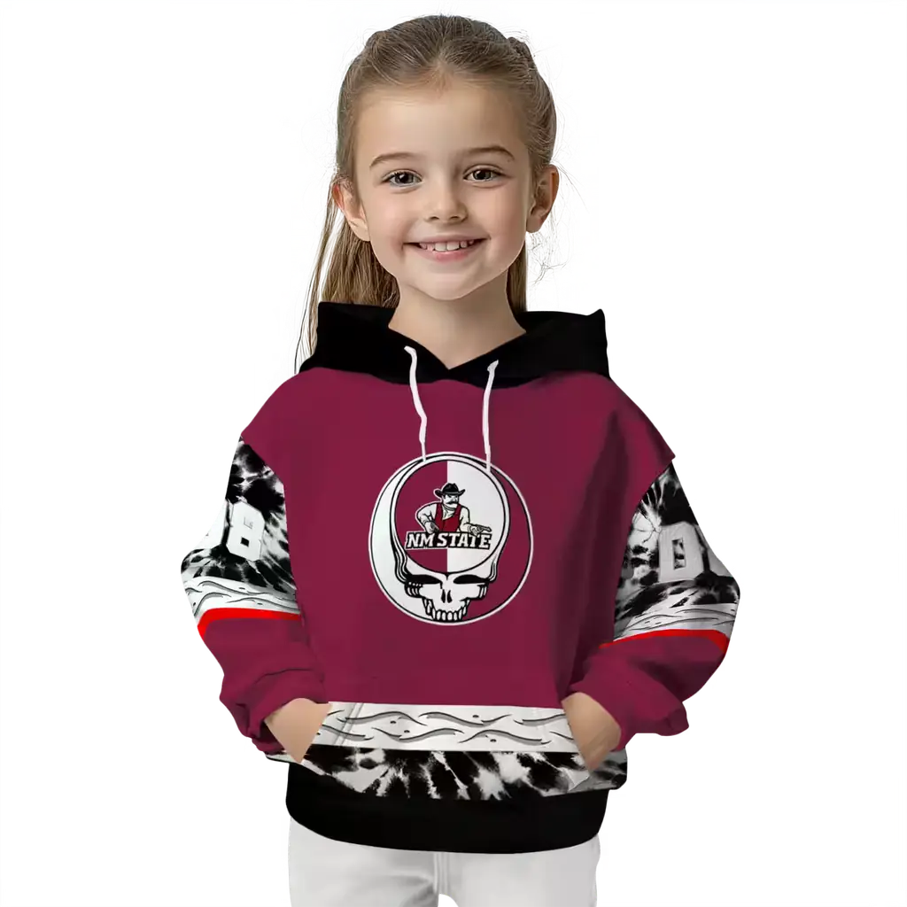 customized new mexico state aggies grateful vibes crimson hoodie top rated customized new mexico state aggies grateful vibes crimson hoodie top rated