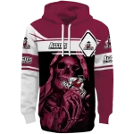 customized new mexico state aggies grim reaper crimson black hoodie best selling