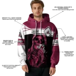 customized new mexico state aggies grim reaper crimson black hoodie best selling