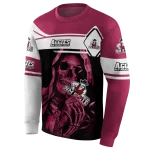 customized new mexico state aggies grim reaper crimson black hoodie best selling