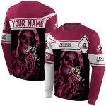 customized new mexico state aggies grim reaper crimson black hoodie best selling