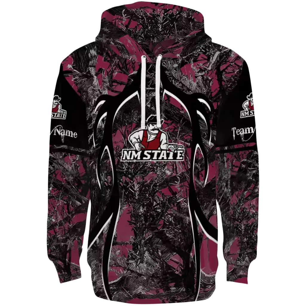 customized new mexico state aggies hunting theme crimson black hoodie best selling customized new mexico state aggies hunting theme crimson black hoodie best selling