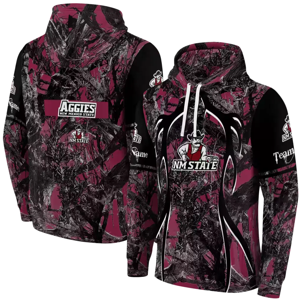 customized new mexico state aggies hunting theme crimson black hoodie fashion forward customized new mexico state aggies hunting theme crimson black hoodie fashion forward