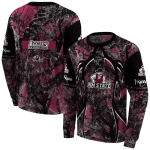 customized new mexico state aggies hunting theme crimson black hoodie best selling
