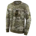 customized new mexico state aggies military style hoodie best selling