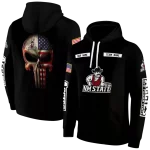 customized new mexico state aggies punisher skull black hoodie best selling