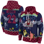 customized new mexico state aggies spongebob patrick star crimson navy hoodie best selling