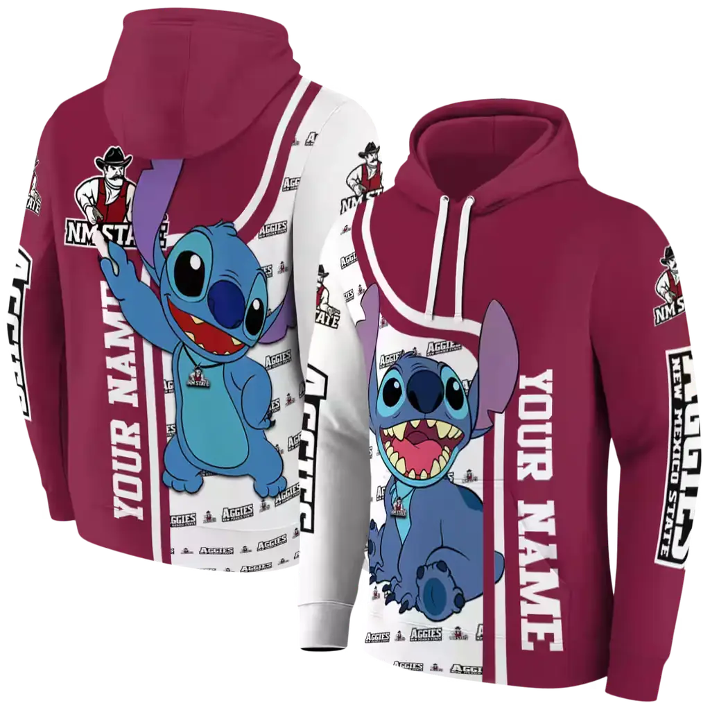 customized new mexico state aggies stitch crimson hoodie fashion forward customized new mexico state aggies stitch crimson hoodie fashion forward