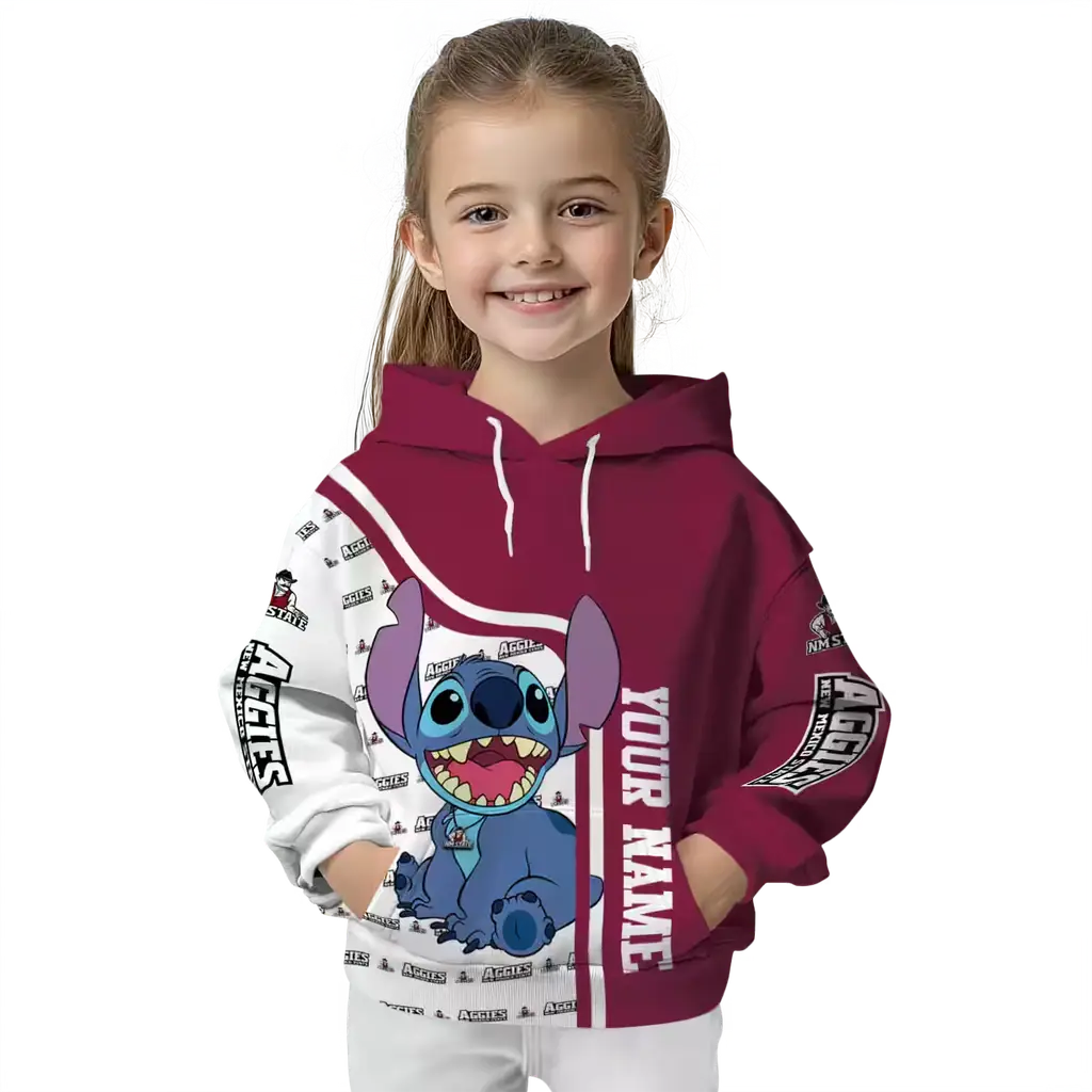 customized new mexico state aggies stitch crimson hoodie top rated customized new mexico state aggies stitch crimson hoodie top rated