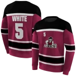 customized new mexico state aggies striped pattern crimson hoodie best selling