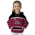customized new mexico state aggies striped pattern crimson hoodie best selling