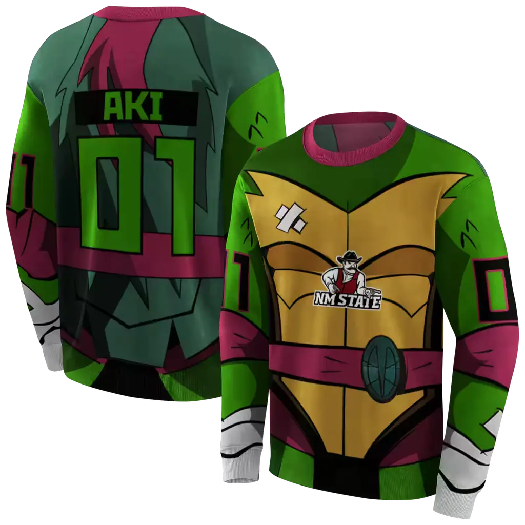 customized new mexico state aggies superhero armor crimson green hoodie premium grade customized new mexico state aggies superhero armor crimson green hoodie premium grade