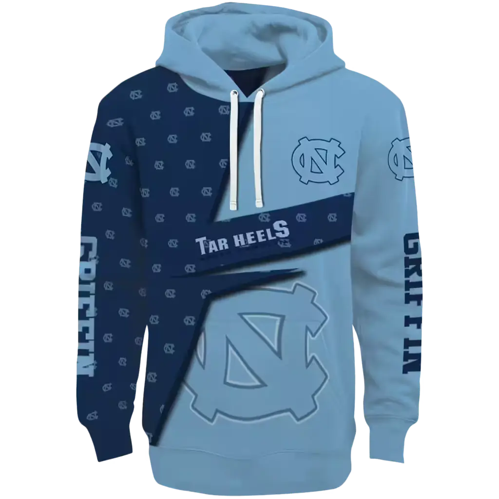 customized north carolina tar heels abstract shape light blue hoodie best selling customized north carolina tar heels abstract shape light blue hoodie best selling