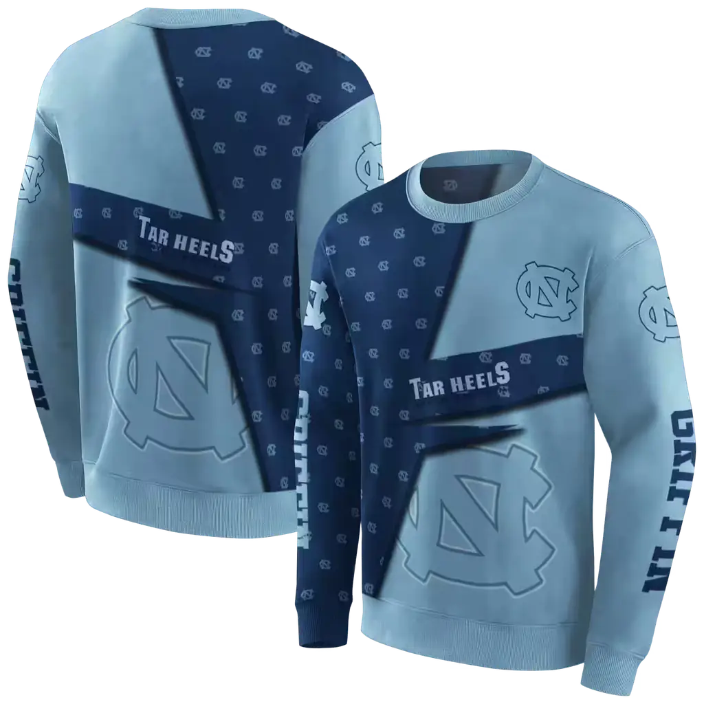 customized north carolina tar heels abstract shape light blue hoodie premium grade customized north carolina tar heels abstract shape light blue hoodie premium grade
