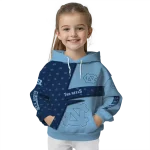 customized north carolina tar heels abstract shape light blue hoodie best selling