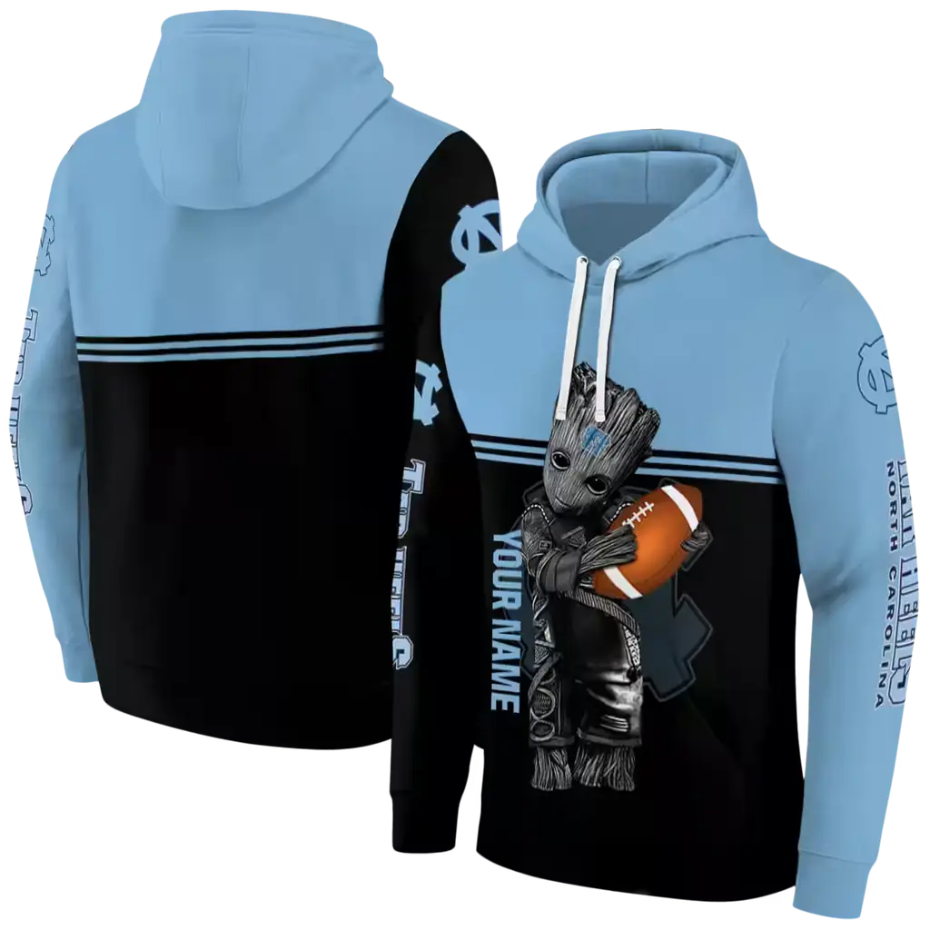customized north carolina tar heels baby groot light blue black hoodie fashion forward customized north carolina tar heels baby groot light blue black hoodie fashion forward