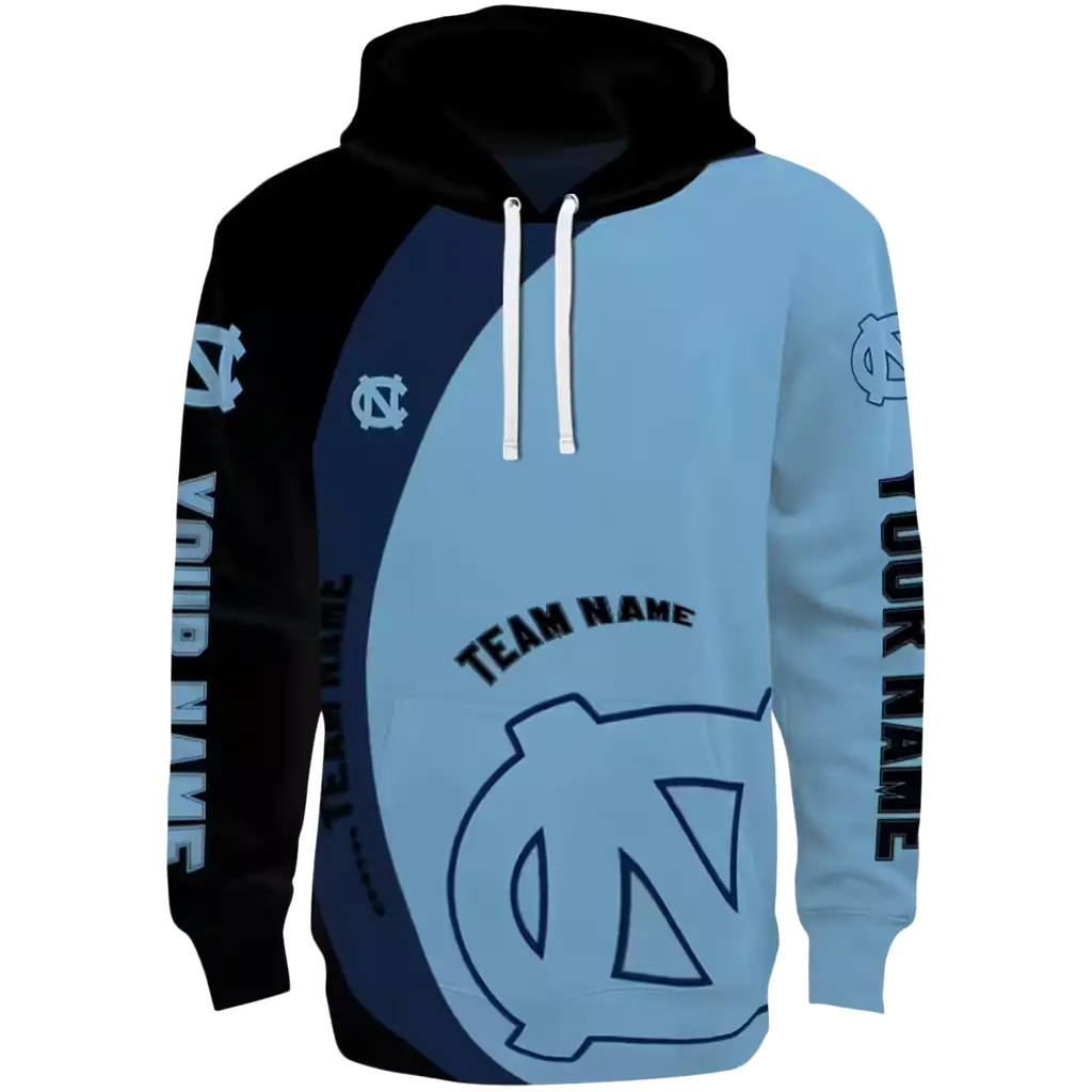 customized north carolina tar heels minimalist design light blue black hoodie best selling customized north carolina tar heels minimalist design light blue black hoodie best selling