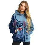 customized north carolina tar heels stitch light blue hoodie best selling