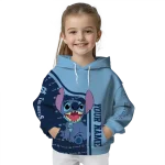 customized north carolina tar heels stitch light blue hoodie best selling
