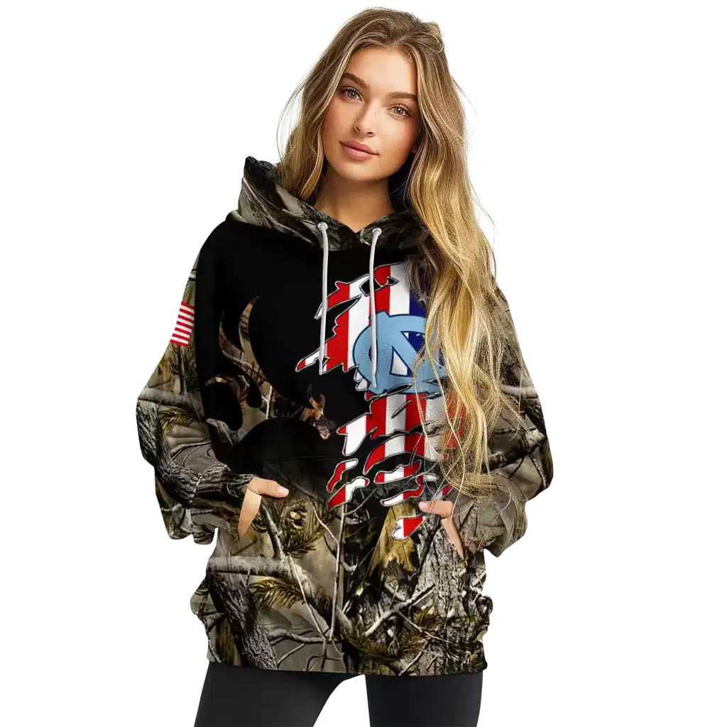 customized north carolina tar heels tree camo hoodie high quality customized north carolina tar heels tree camo hoodie high quality