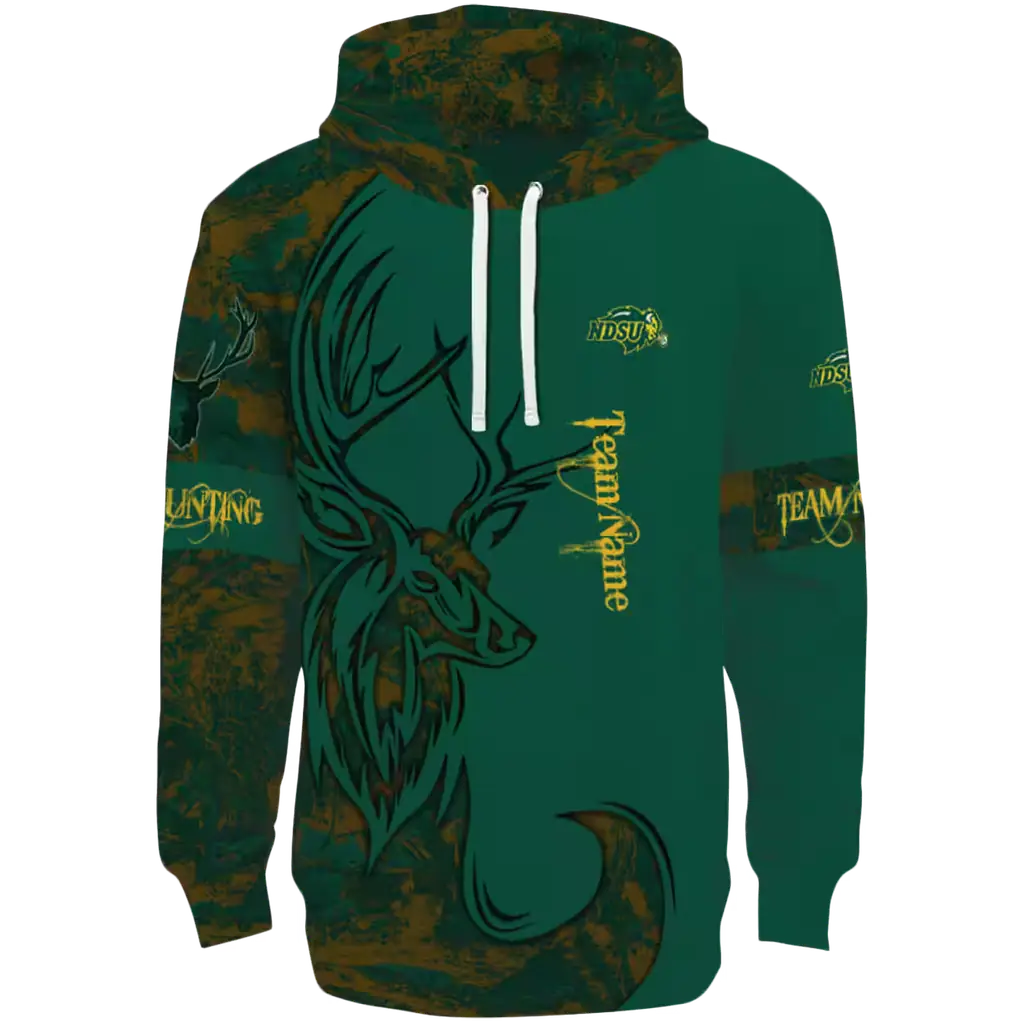 customized north dakota state bison deer silhouette green hoodie best selling customized north dakota state bison deer silhouette green hoodie best selling