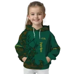 customized north dakota state bison deer silhouette green hoodie best selling