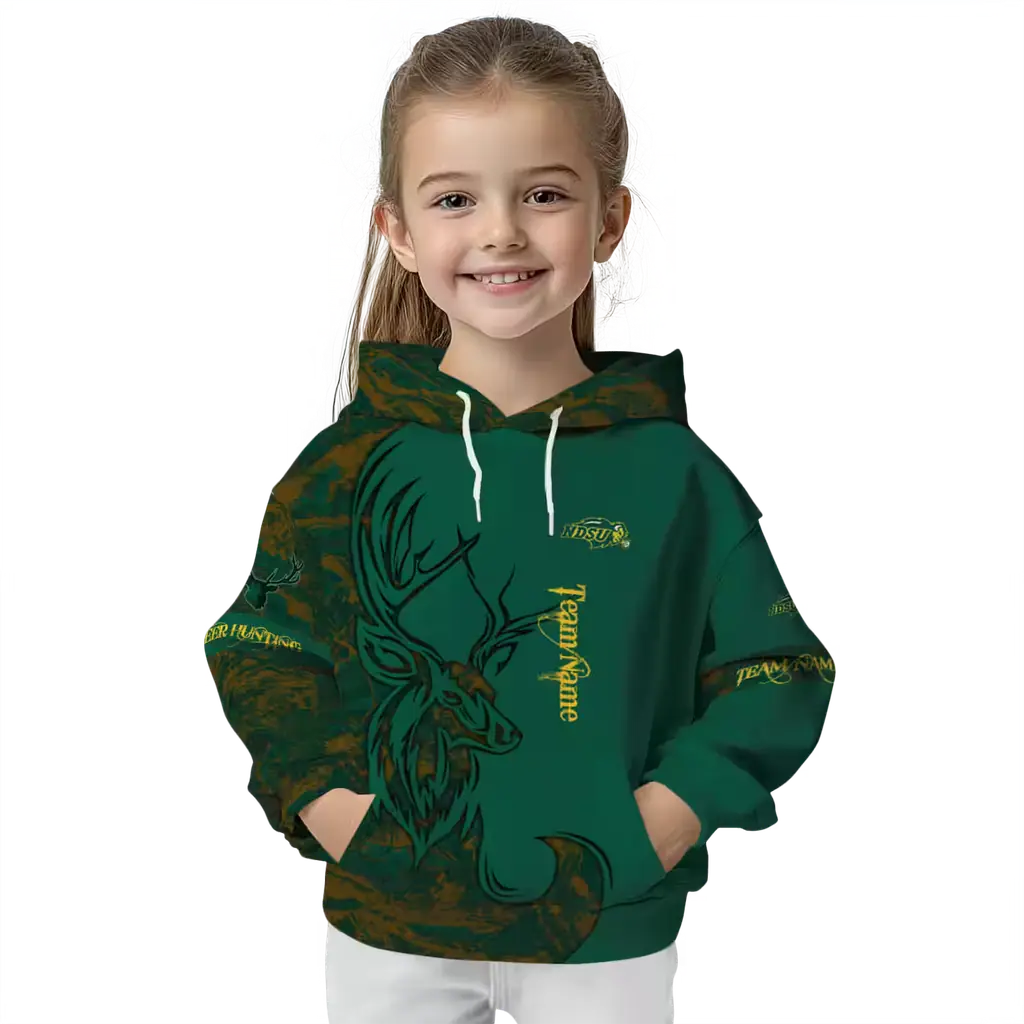 customized north dakota state bison deer silhouette green hoodie top rated customized north dakota state bison deer silhouette green hoodie top rated
