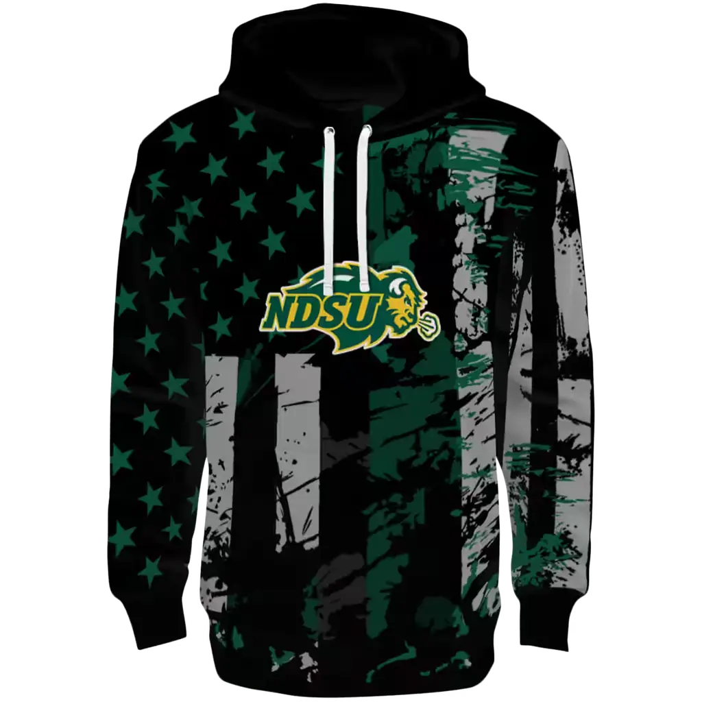 customized north dakota state bison distressed flag green black hoodie best selling customized north dakota state bison distressed flag green black hoodie best selling