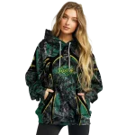 customized north dakota state bison hunting theme green black hoodie best selling