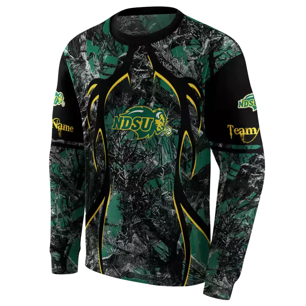 customized north dakota state bison hunting theme green black hoodie new arrival customized north dakota state bison hunting theme green black hoodie new arrival