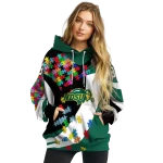 customized north dakota state bison puzzle pieces green hoodie best selling