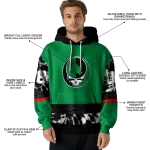 customized north texas mean green grateful vibes green hoodie best selling