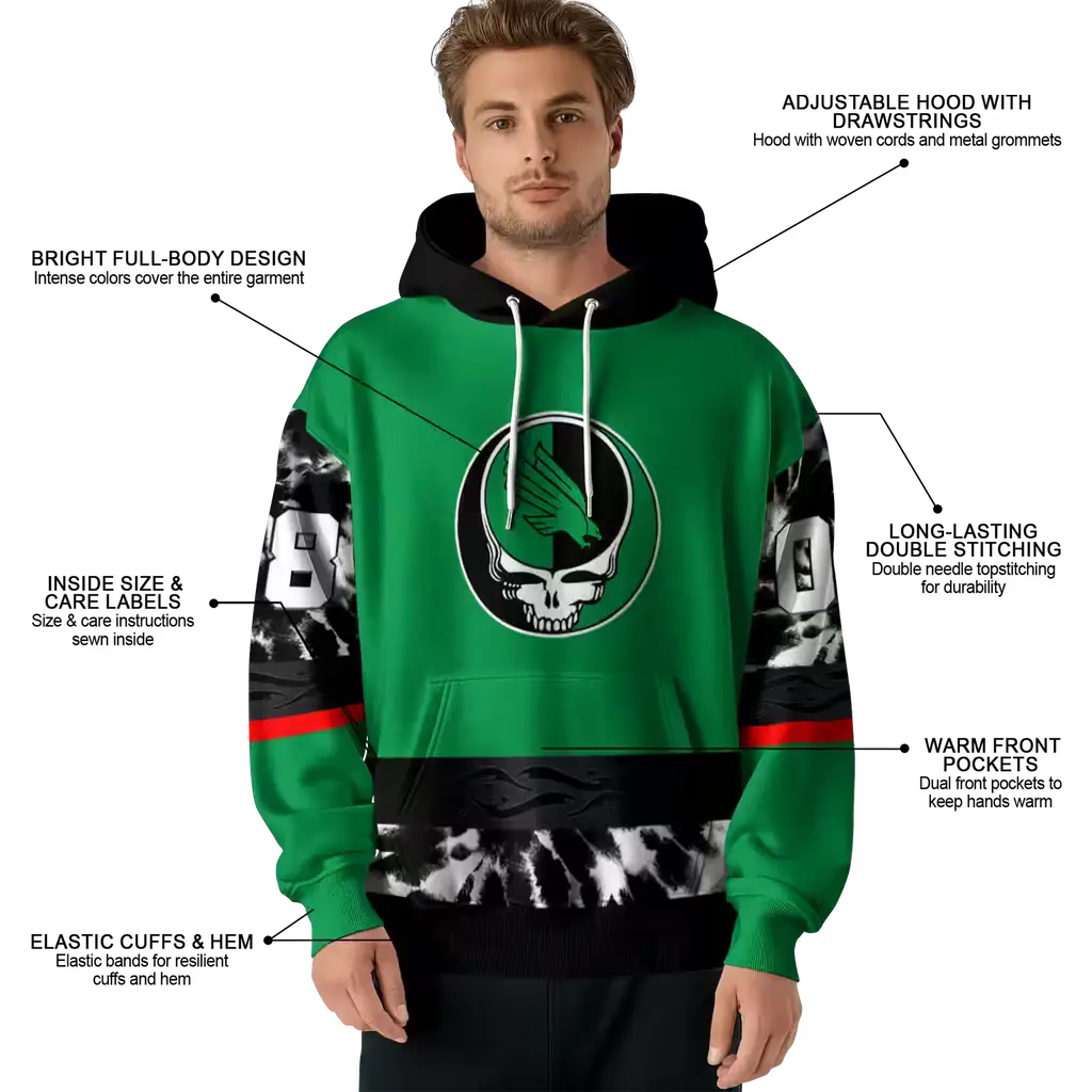 customized north texas mean green grateful vibes green hoodie latest model customized north texas mean green grateful vibes green hoodie latest model