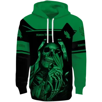 customized north texas mean green grim reaper green black hoodie best selling