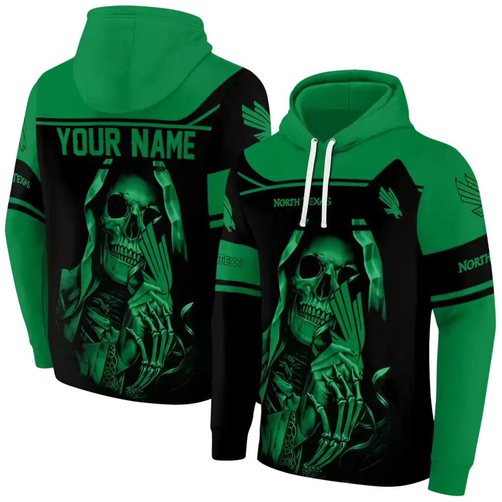 customized north texas mean green grim reaper green black hoodie fashion forward customized north texas mean green grim reaper green black hoodie fashion forward