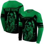customized north texas mean green grim reaper green black hoodie best selling