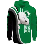 customized north texas mean green peeking snoopy green hoodie best selling