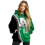 customized north texas mean green peeking snoopy green hoodie best selling